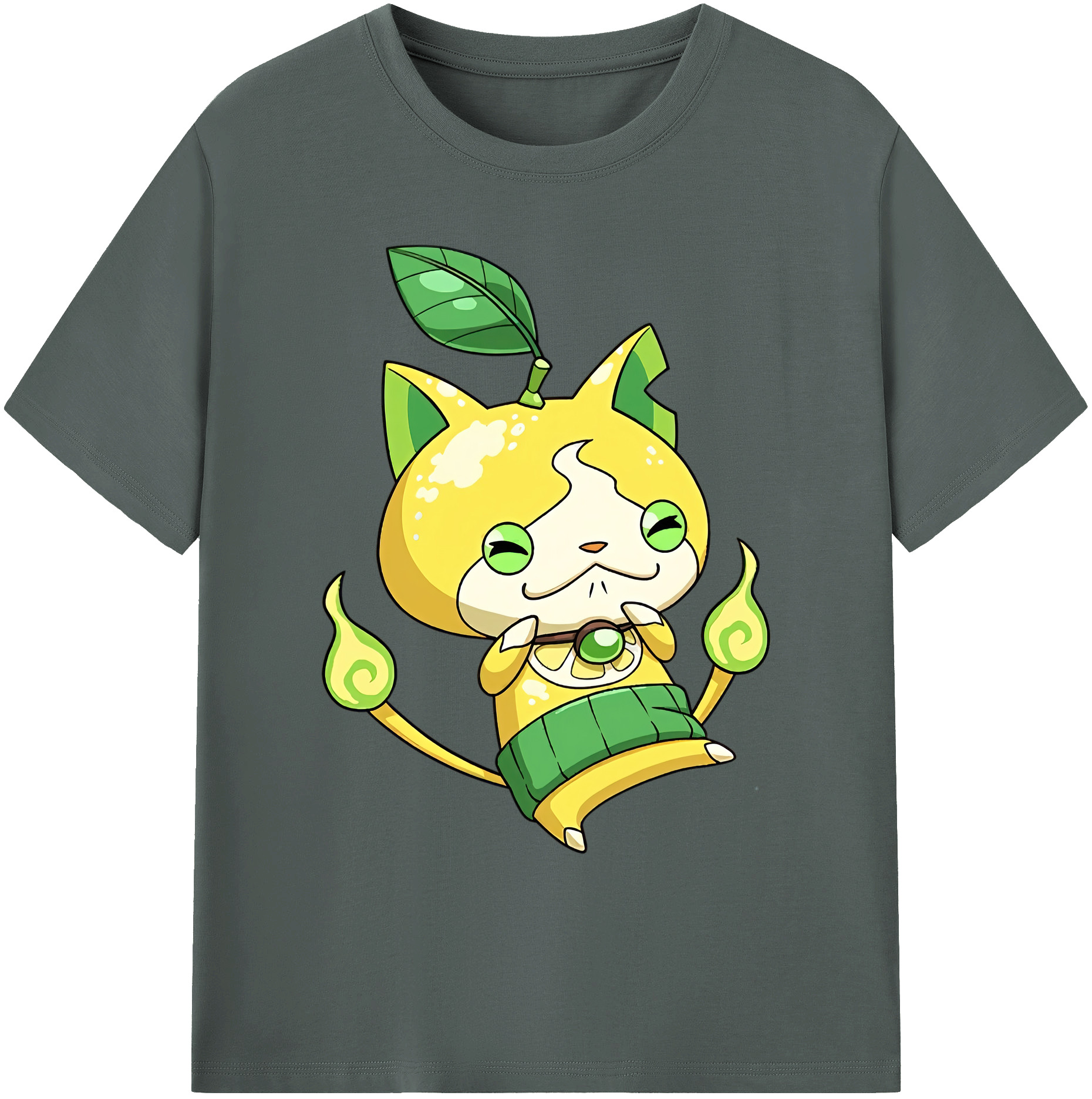（画像用） 妖怪ウォッチ Yo-kai Watch 綿100％ メンズ半袖Tシャツ｜肌触りやわらか＆通気性